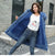 Parka met capuchon voor dames met bontkraag
