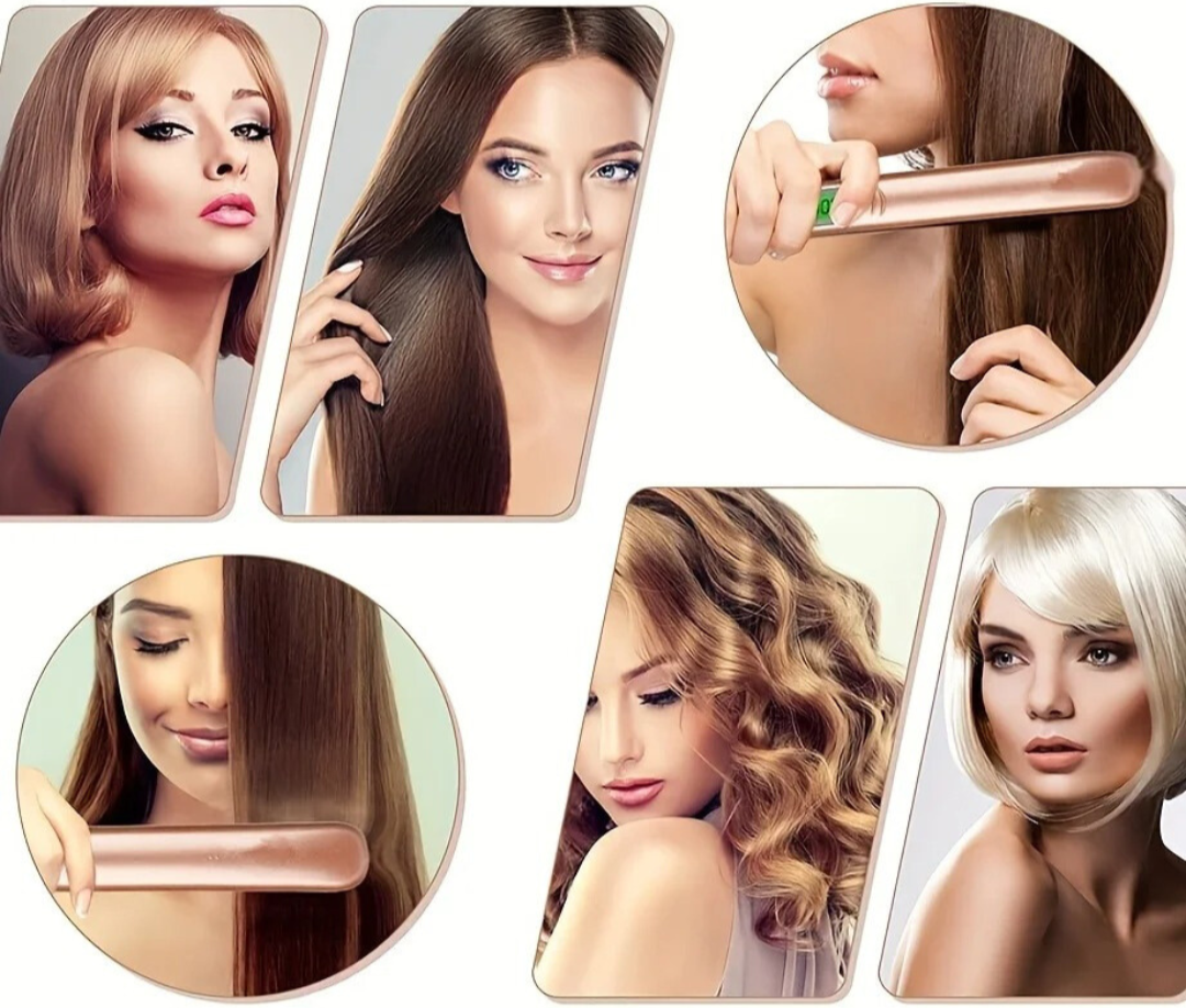 GlamPro | 2-in-1 stijltang en krultang