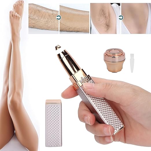 2-in-1 wenkbrauw scheermes en haar scheerapparaat