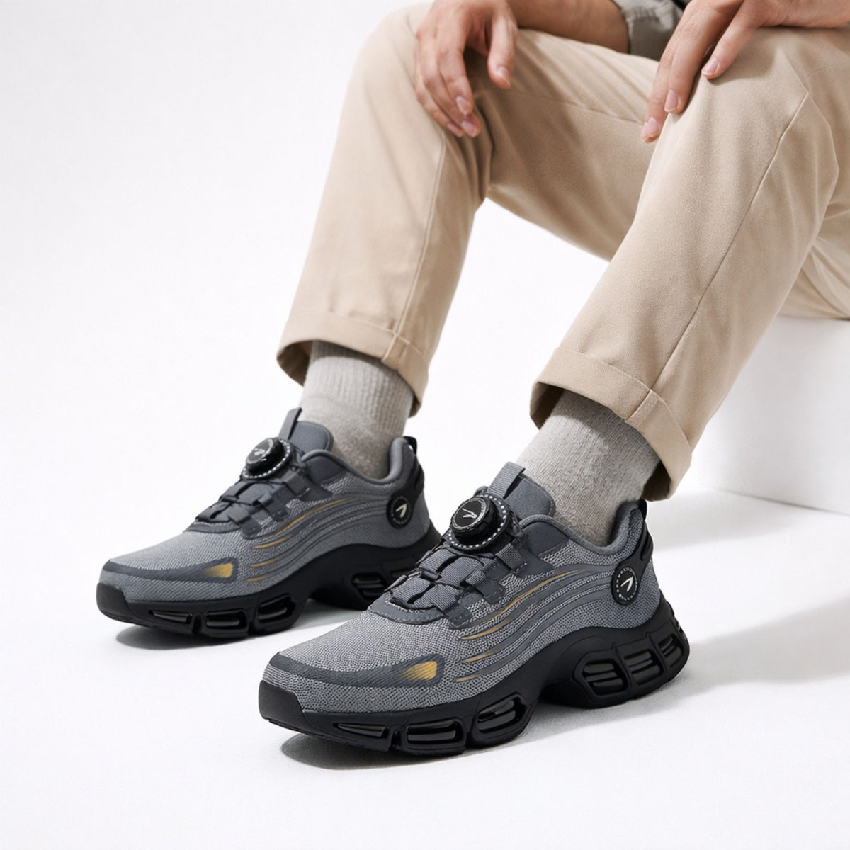 Heren Veiligheidsschoenen met Stalen Neus en Antislip Zolen