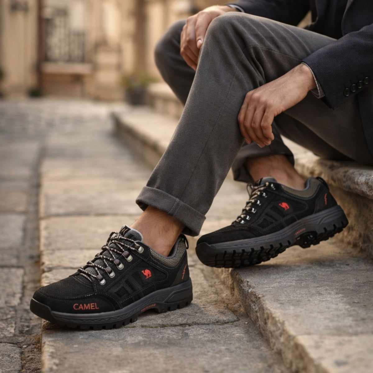 Heren Wandelschoenen Comfortabel en Ondersteunend