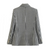 Damesblazer met dubbele rij knopen en pied-de-poule