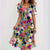 Variant image for Dames Jurk V-hals Elegante Stijl Hoogwaardige Stof-22
