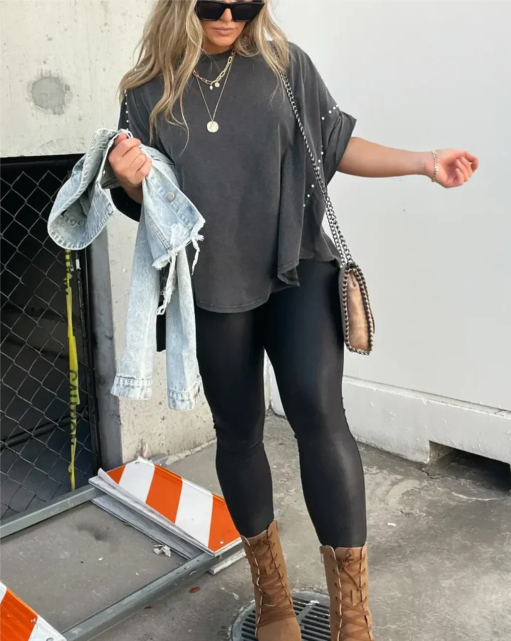 Dames Oversized T Shirt Casual Comfort Katoen-2