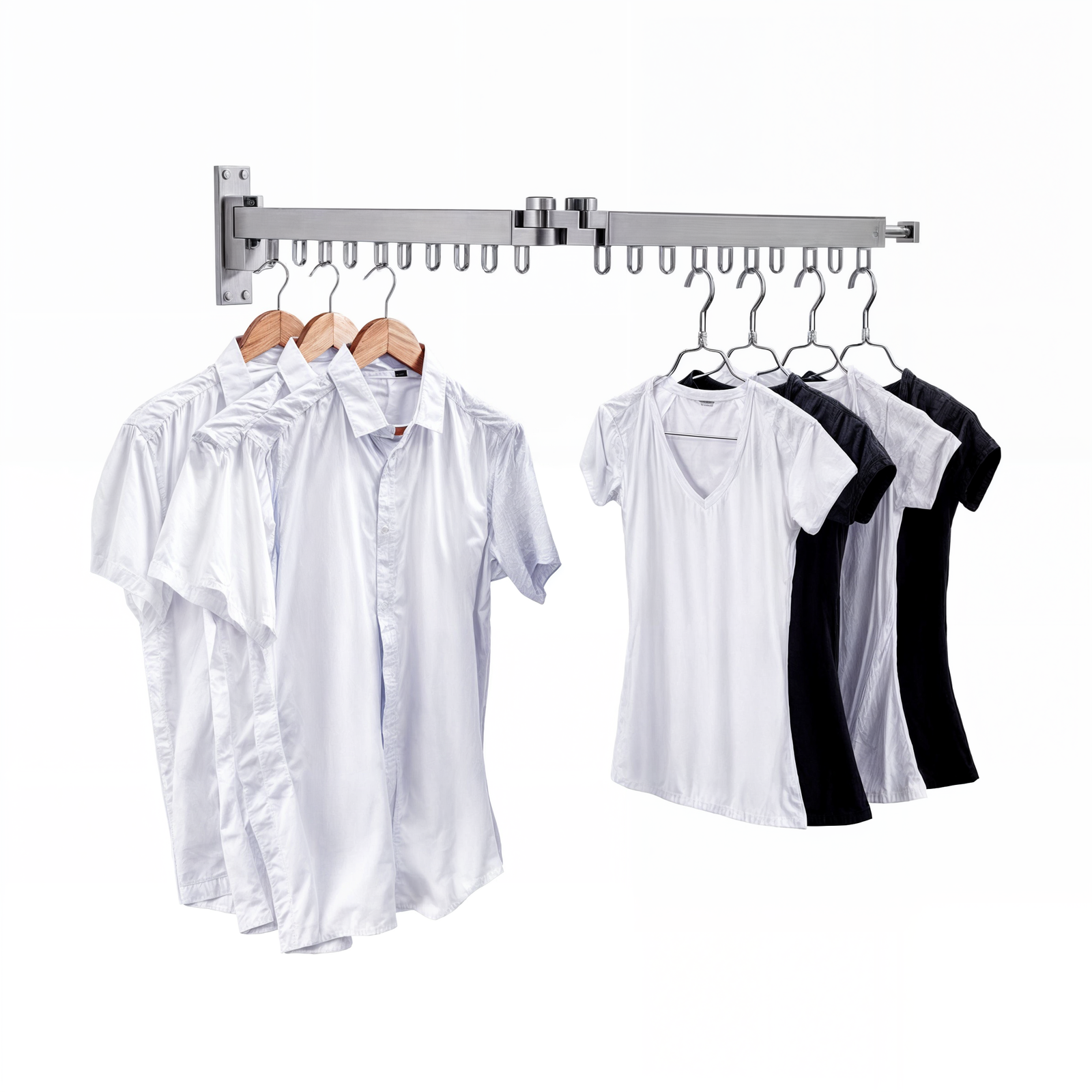 Intrekbaar droogrek voor kleding