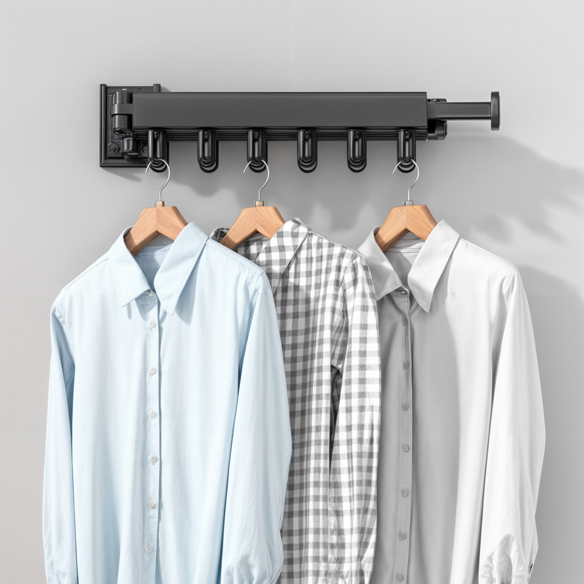 Intrekbaar droogrek voor kleding