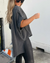 Dames Oversized T Shirt Casual Comfort Katoen-6