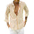 Heren Overhemd Gestreept Katoenmix Casual voor Comfort en Stijl 4