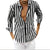 Heren Overhemd Gestreept Katoenmix Casual voor Comfort en Stijl 2