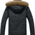 Warme winterjas voor heren met capuchon