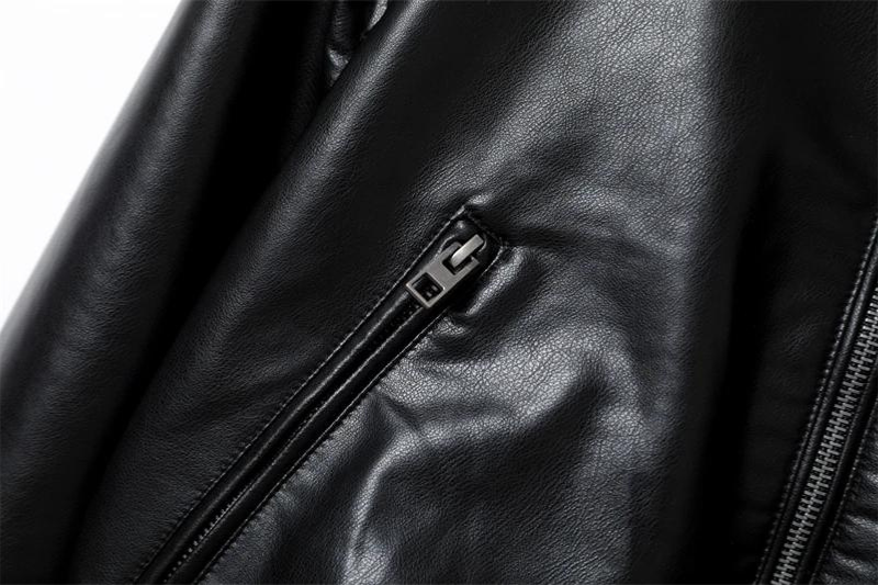 Dames motorjack met ritssluiting