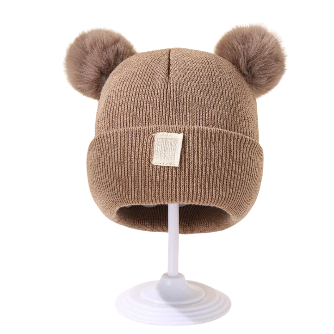 Wollen Gebreide Baby Muts