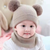 Wollen Gebreide Baby Muts