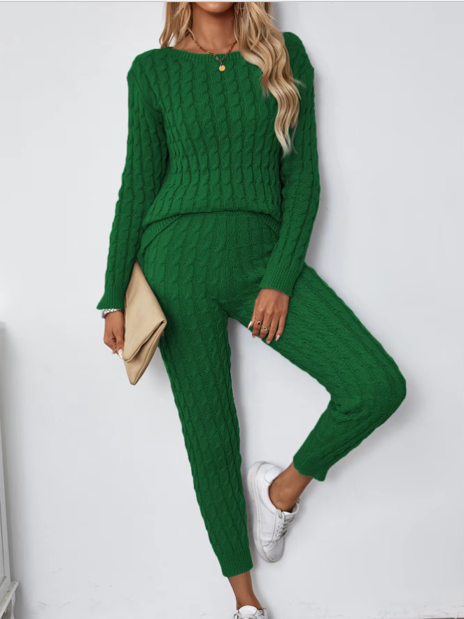 Gebreide trui & broek voor dames