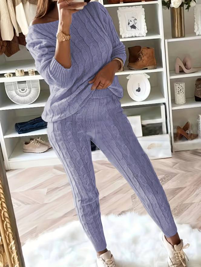 Gebreide trui & broek voor dames