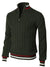 Variant image for Heren Trui Met Rits Stijlvol Gebreid Zacht Materiaal-9