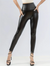 Leren Stijl dameslegging met fleecevoering