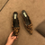 Damesschoenen met luipaardprint en puntige teen