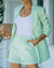 Variant image for Dames Set Blazer en Rok Casual Ademend Stof-1