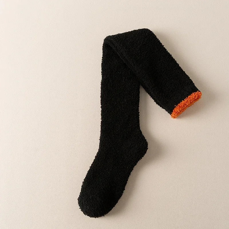 Coral Fleece Over-Knee Hoge Sokken