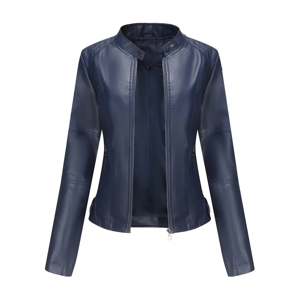 Leren Dames Motorjack