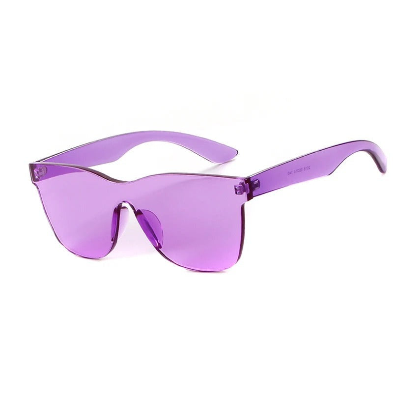 Snoepjes Kleuren Randloze Vierkante Zonnebril