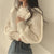 Dames losse vintage gebreide trui