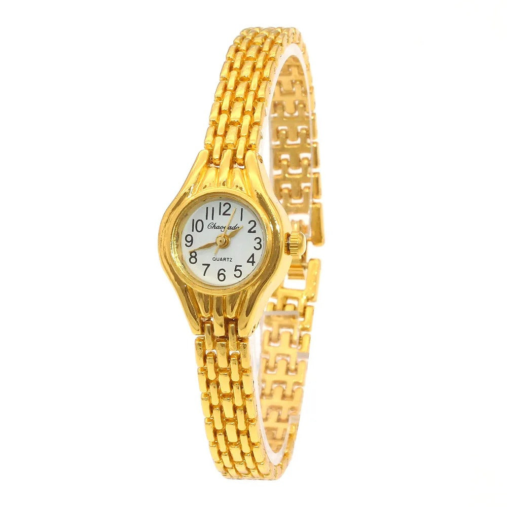 Mini Gouden Luxe Dameshorloge