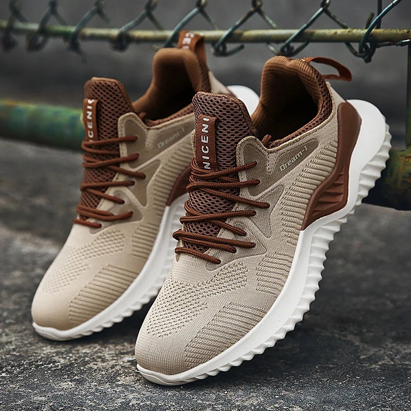 Ademende herensneakers van mesh