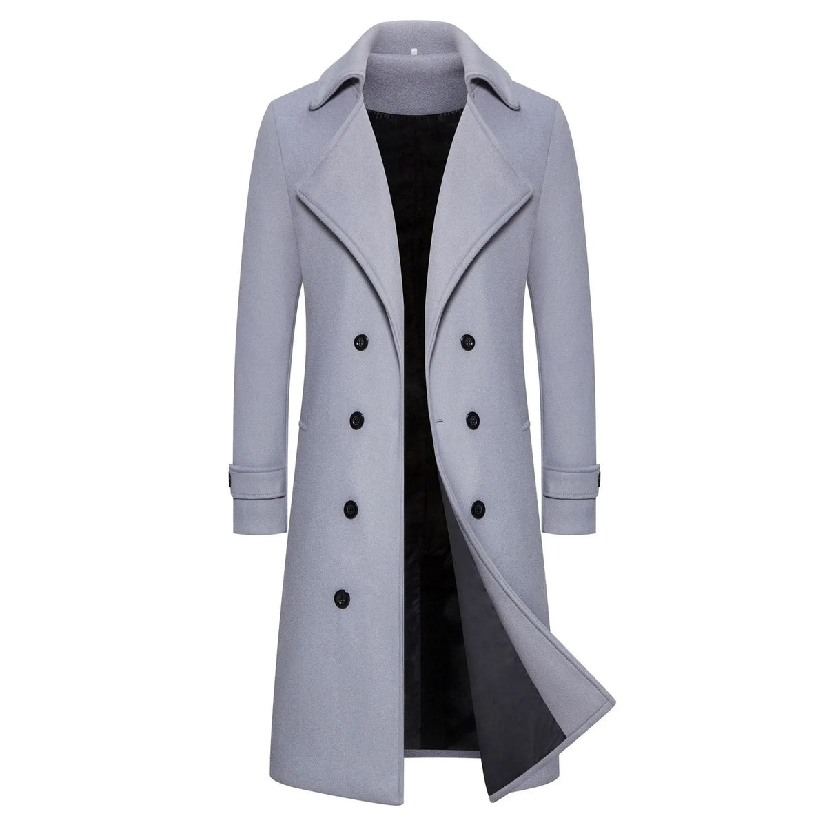 Slim Fit Winterjas Trenchcoat Voor Heren Business Style
