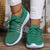 Vrouwen ademende gebreide sneakers