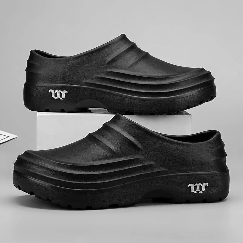 Heren Antislip Werkschoenen Slip-On Ontwerp