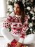 Gebreide dames kersttrui