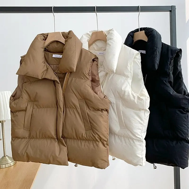 Warme donsvest voor dames