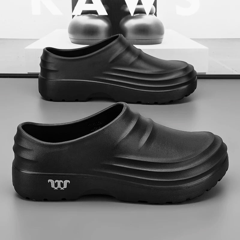 Heren Antislip Werkschoenen Slip-On Ontwerp