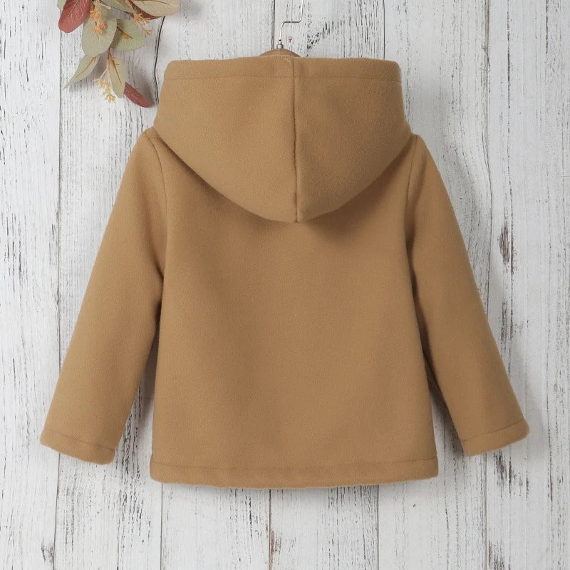 Verdikte fleecejas voor kinderen met capuchon