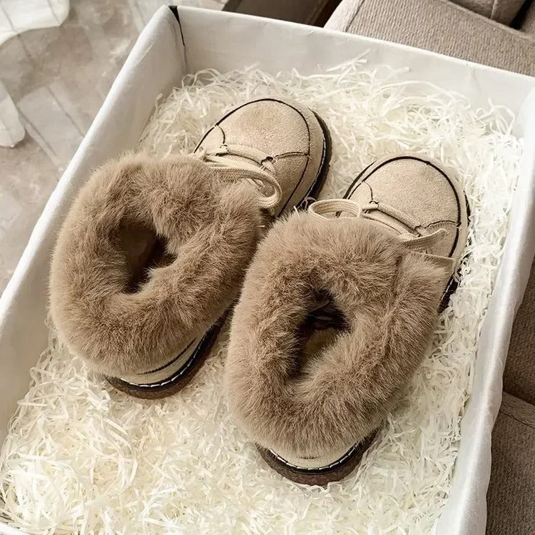 Warme enkellaarzen voor dames