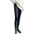 Geribbelde legging voor dames met hoge taille