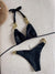 Gouden Ketting Halter Bikini Set