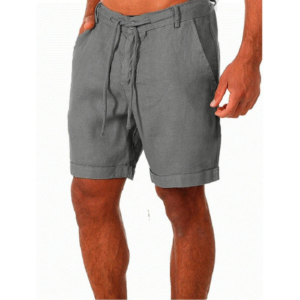 Heren Katoen Linnen Stijl Shorts