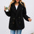 Teddy Coat met twee rijen knopen voor dames