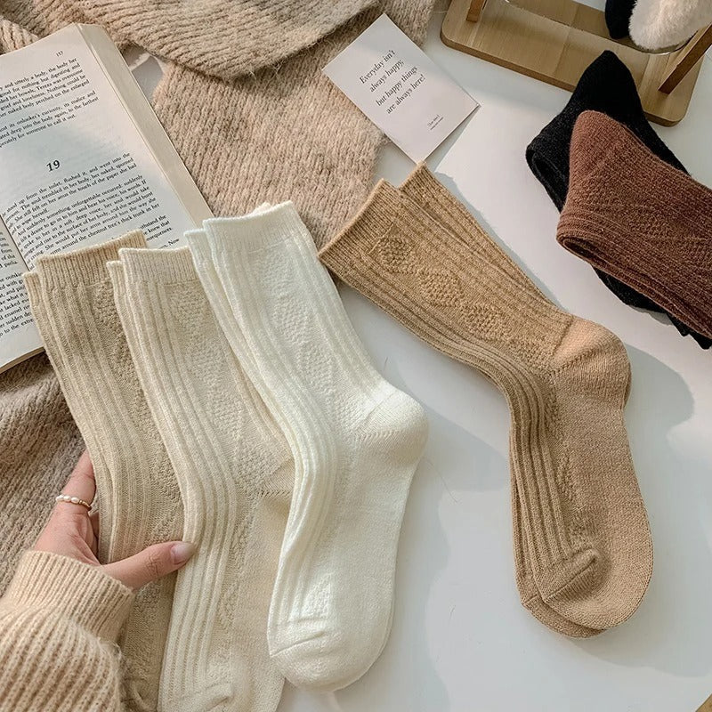 3 paar/set Vrouwen Kasjmier Wollen Sokken
