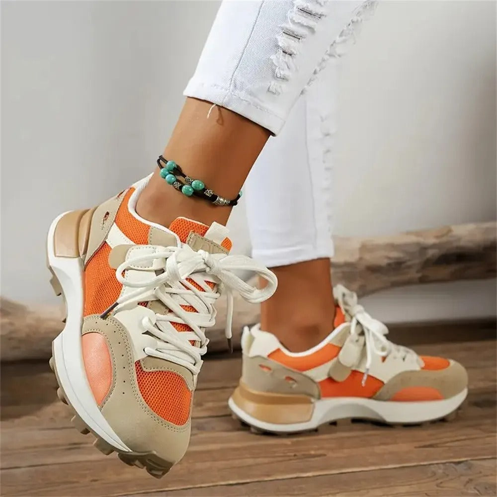 Colorblock damessneakers