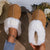 Pluche indoorpantoffels voor dames