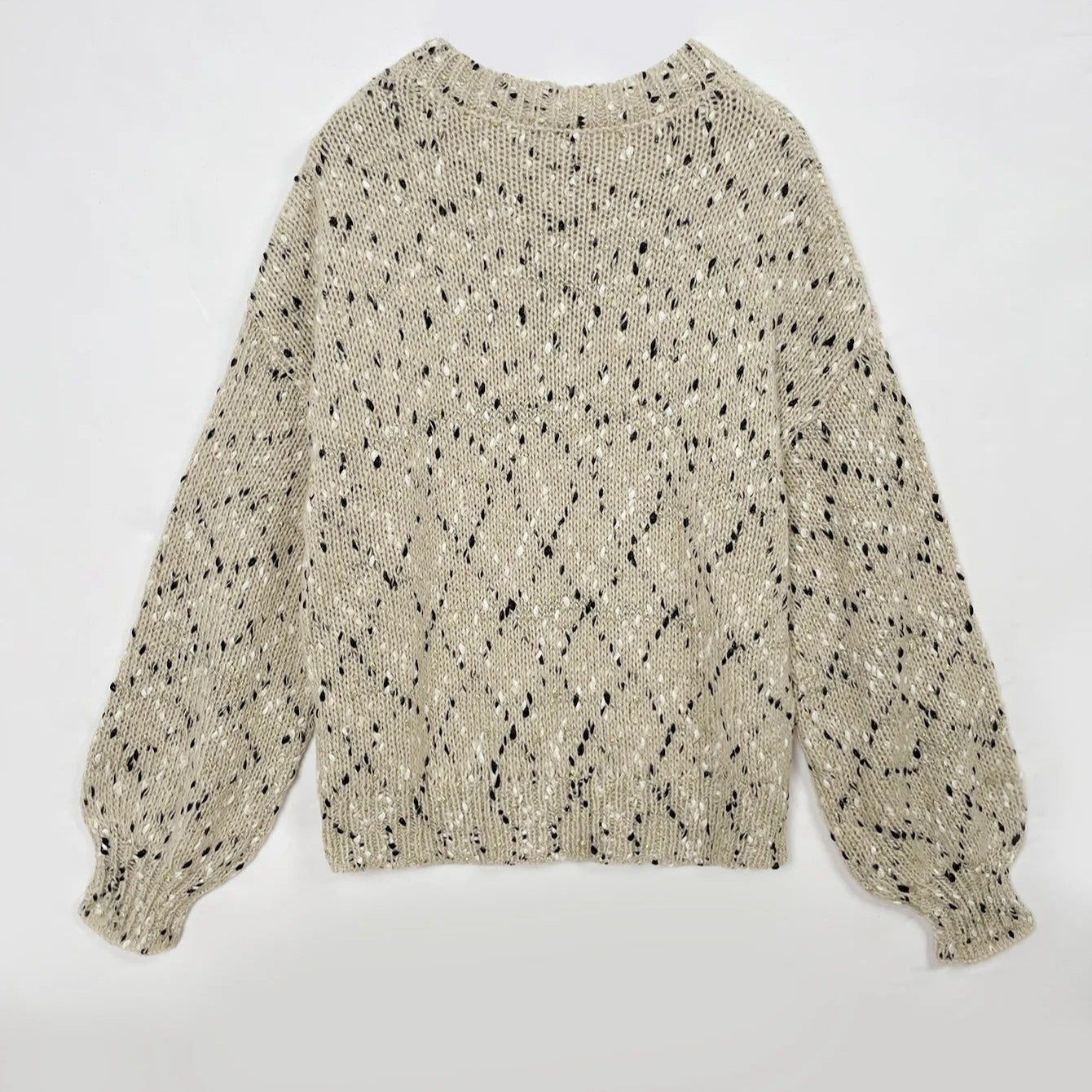 Gebreide Drop Shoulder Trui voor dames
