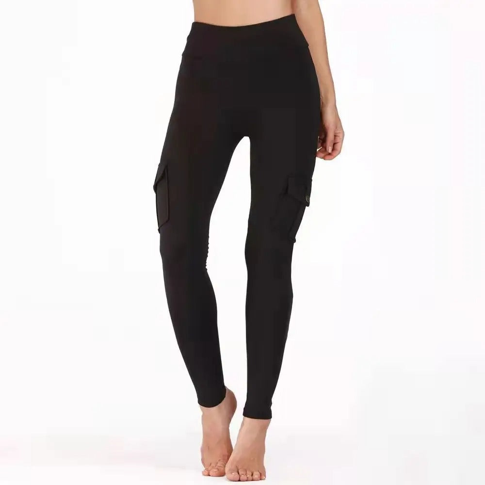 Fitnessbroek met hoge taille voor dames