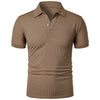 Heren Slim Knit Poloshirt