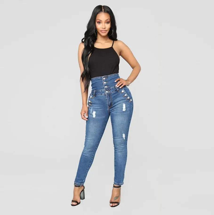 Dames Denim Broek