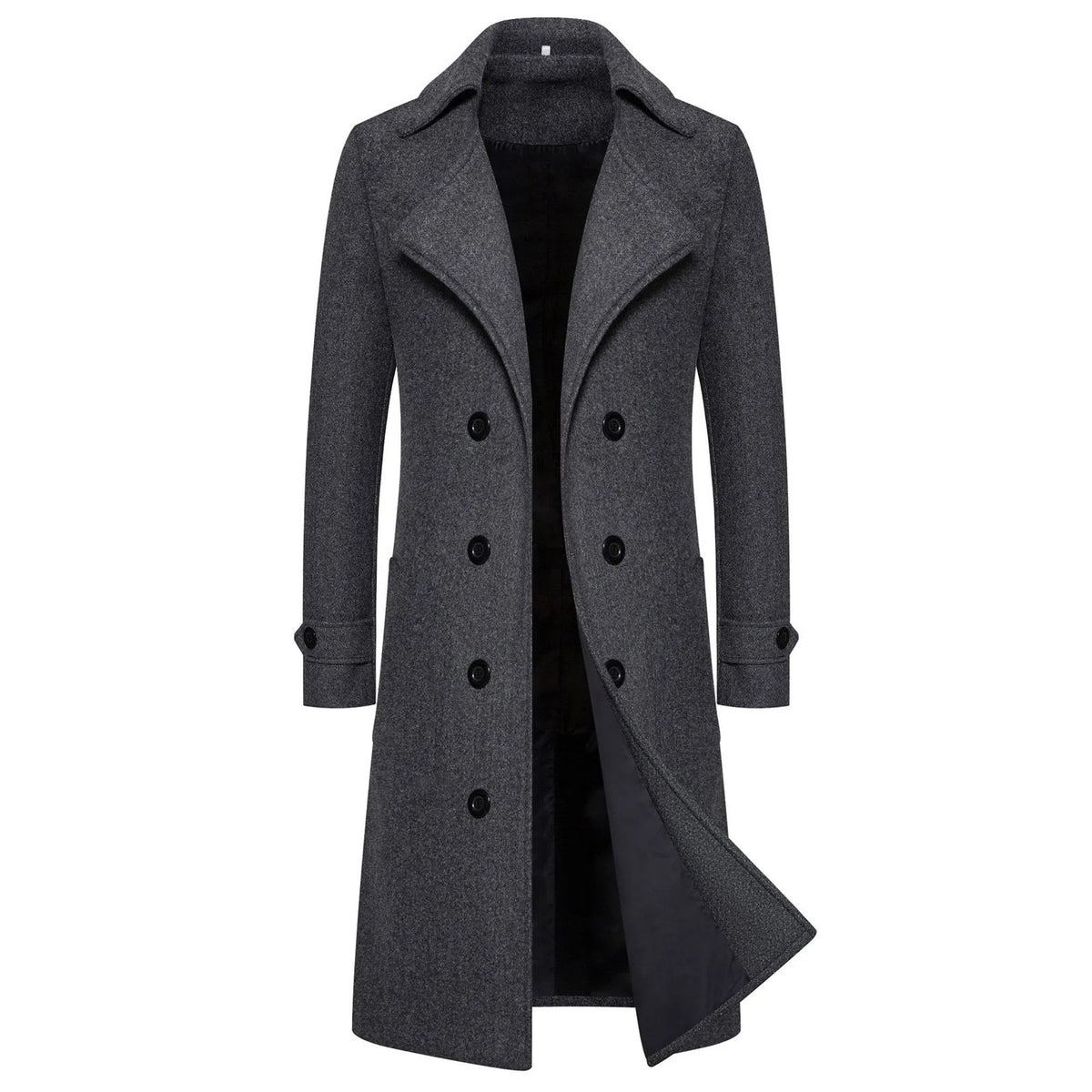 Slim Fit Winterjas Trenchcoat Voor Heren Business Style