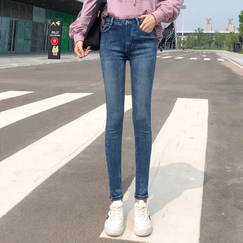 Dames Klassieke Stretch Jeans